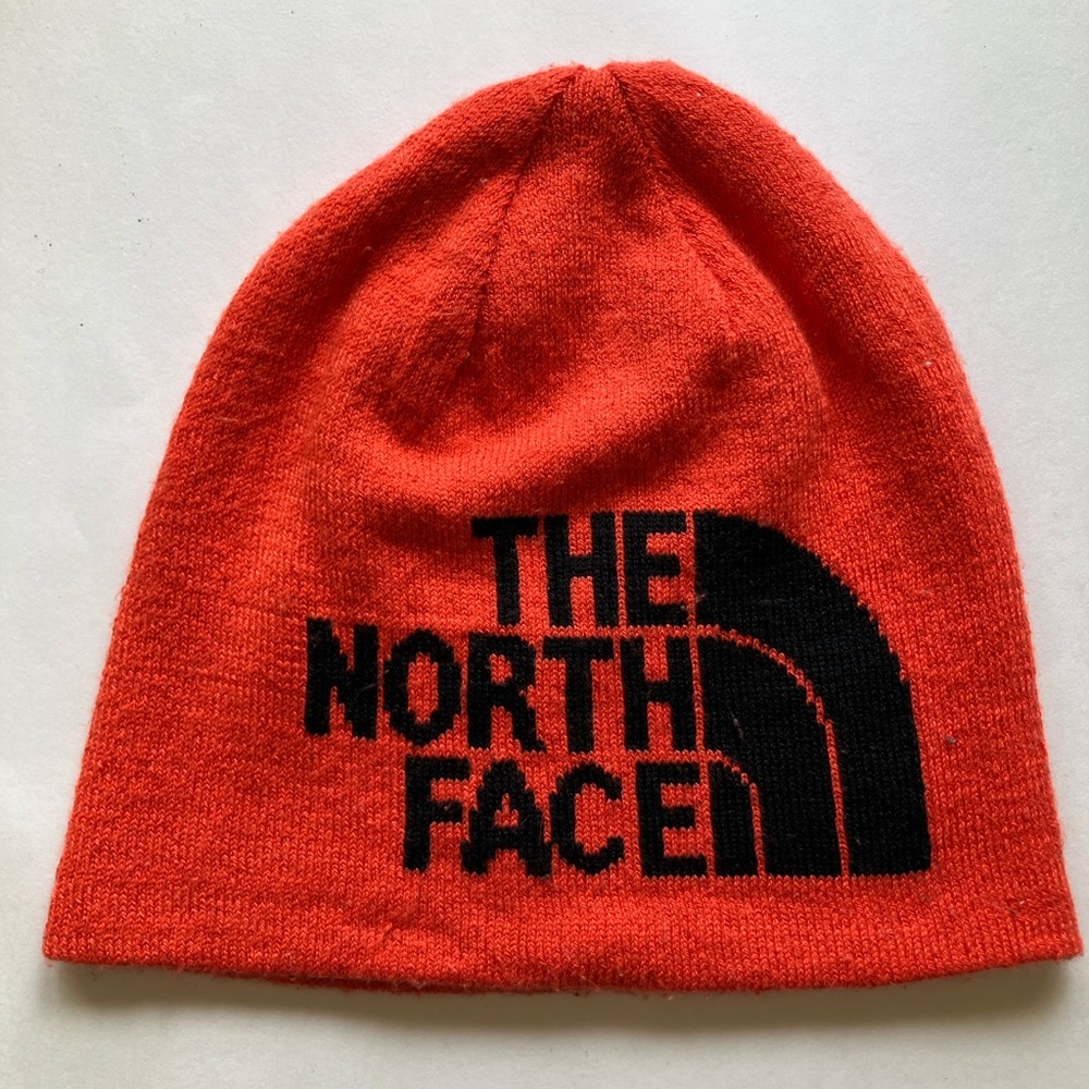 The North Face Unisex Bright Orange Beanie